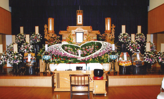 なごみセットプランの祭壇例