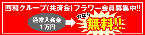 フラワー会員募集中　今なら無料！！